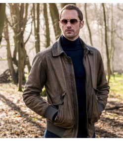 Infinity Pool Alexander Skarsgård (James) Leather Jacket